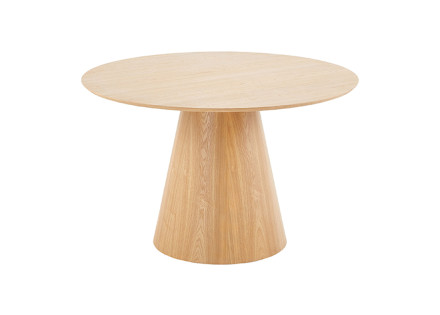 Table à manger ronde bois 120 cm 4 à 6 personnes Toledo