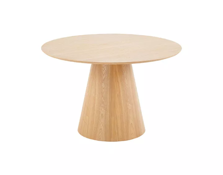 Table à manger ronde bois 120 cm 4 à 6 personnes Toledo