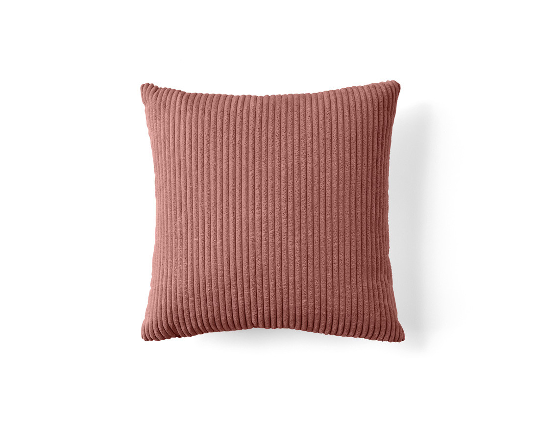 Coussin en velours côtelé 50x50 cm Selma