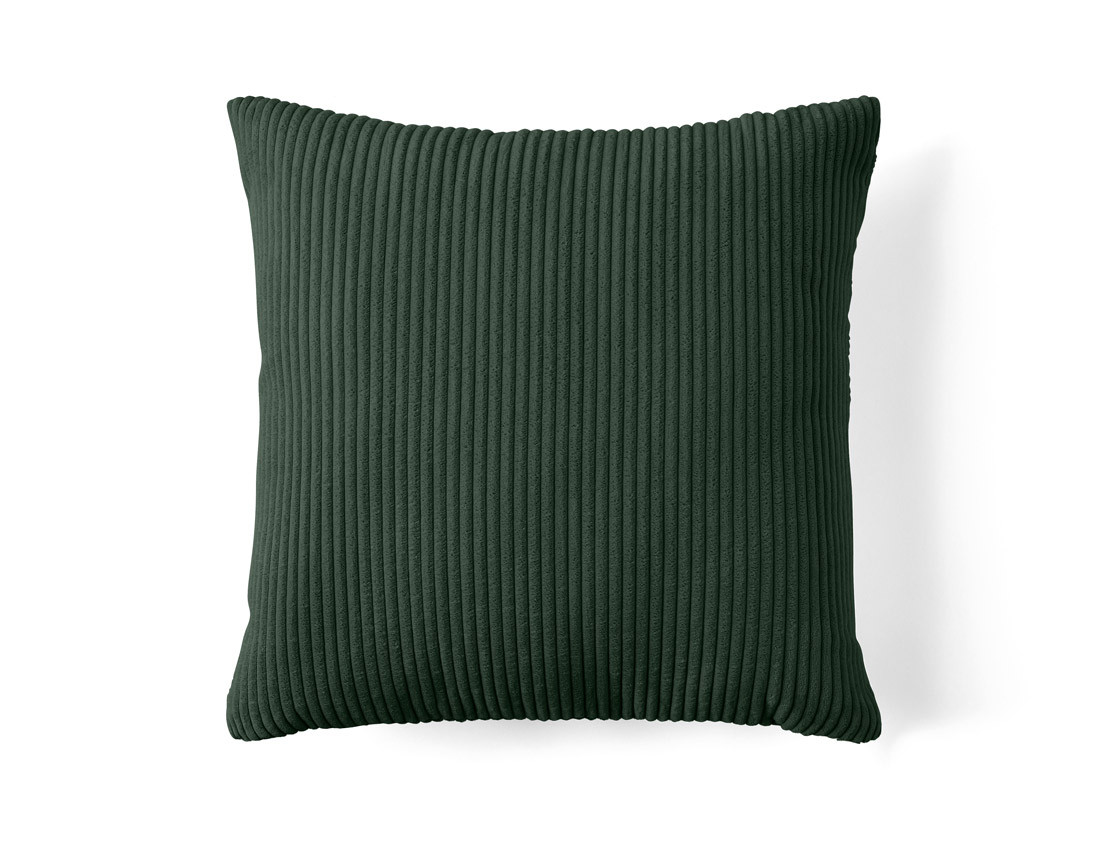 Coussin en velours côtelé 60x60 cm Selma