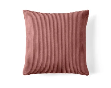 Coussin en velours côtelé...