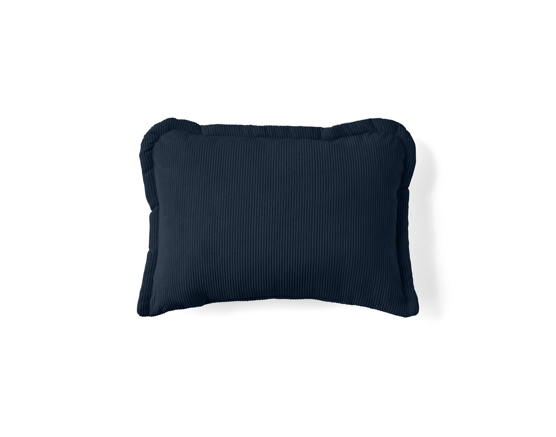 Coussin en velours côtelé 38x52 cm Albane