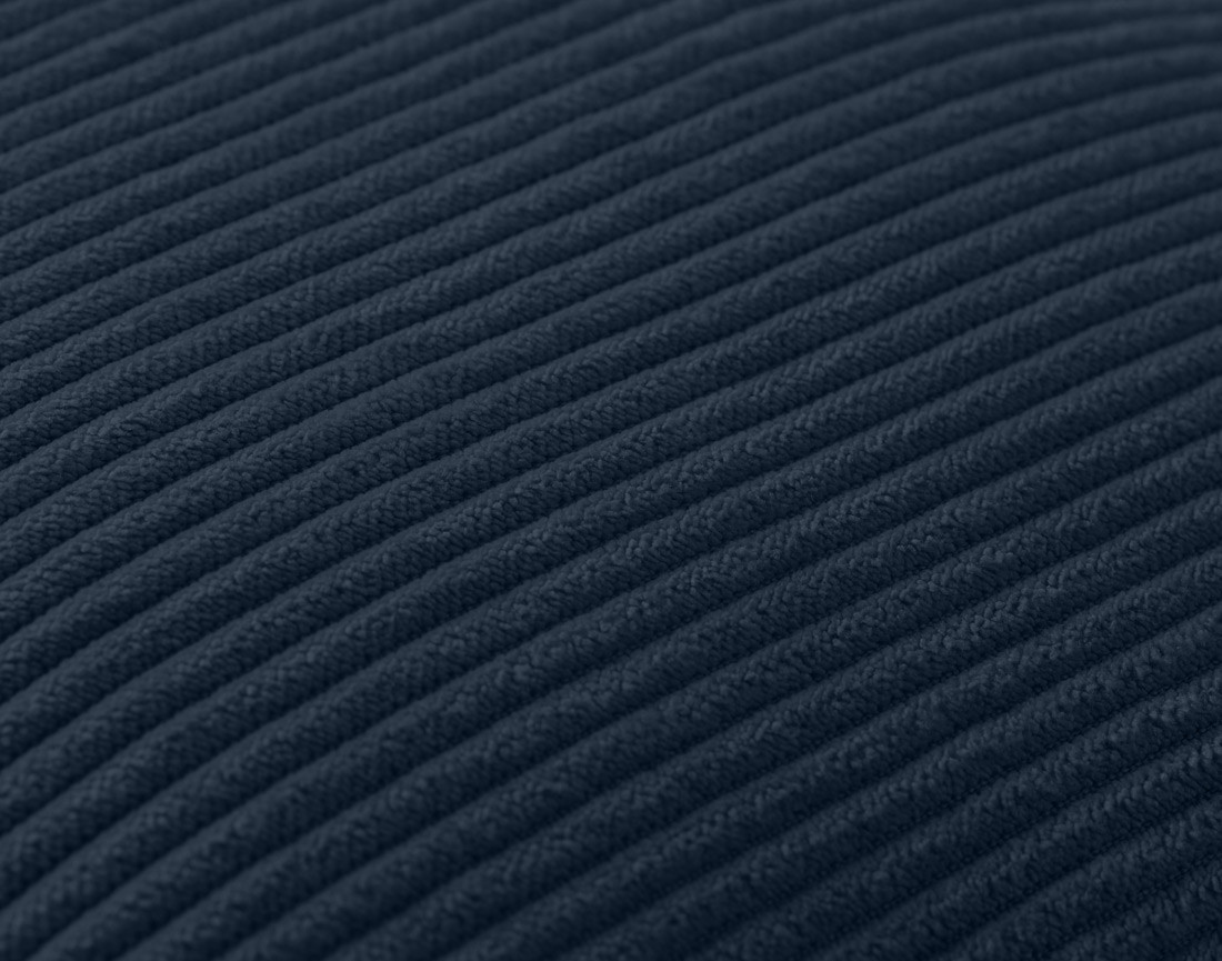 Coussin en velours côtelé 38x52 cm Albane