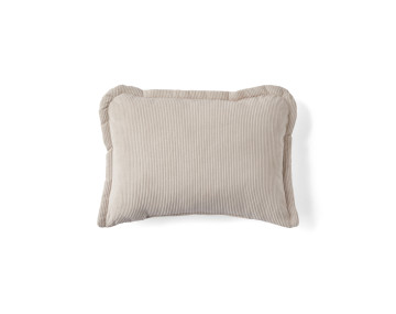 Coussin en velours côtelé...