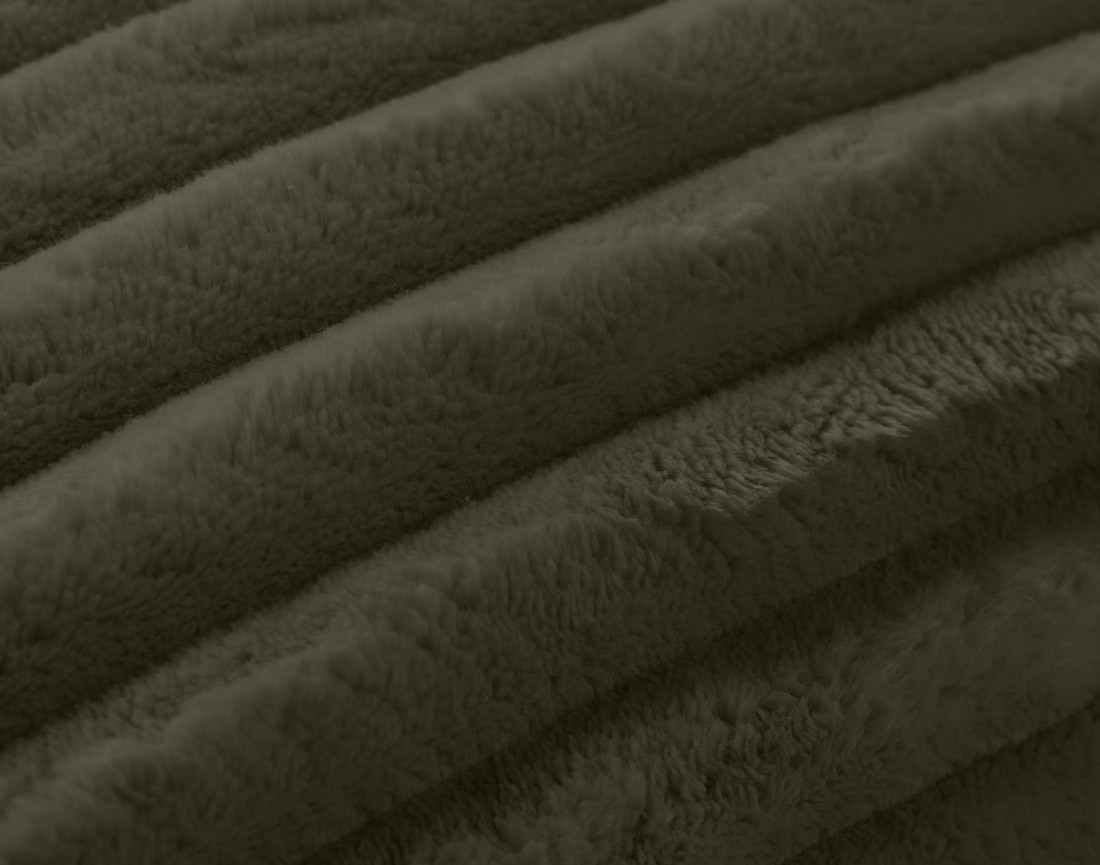 Coussin en velours côtelé grosses côtes 40x40 cm Garance