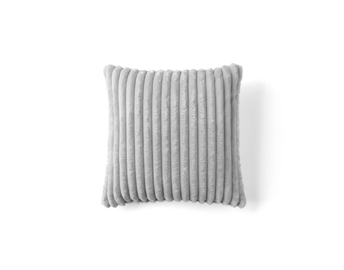 Coussin en velours côtelé grosses côtes 40x40 cm Garance