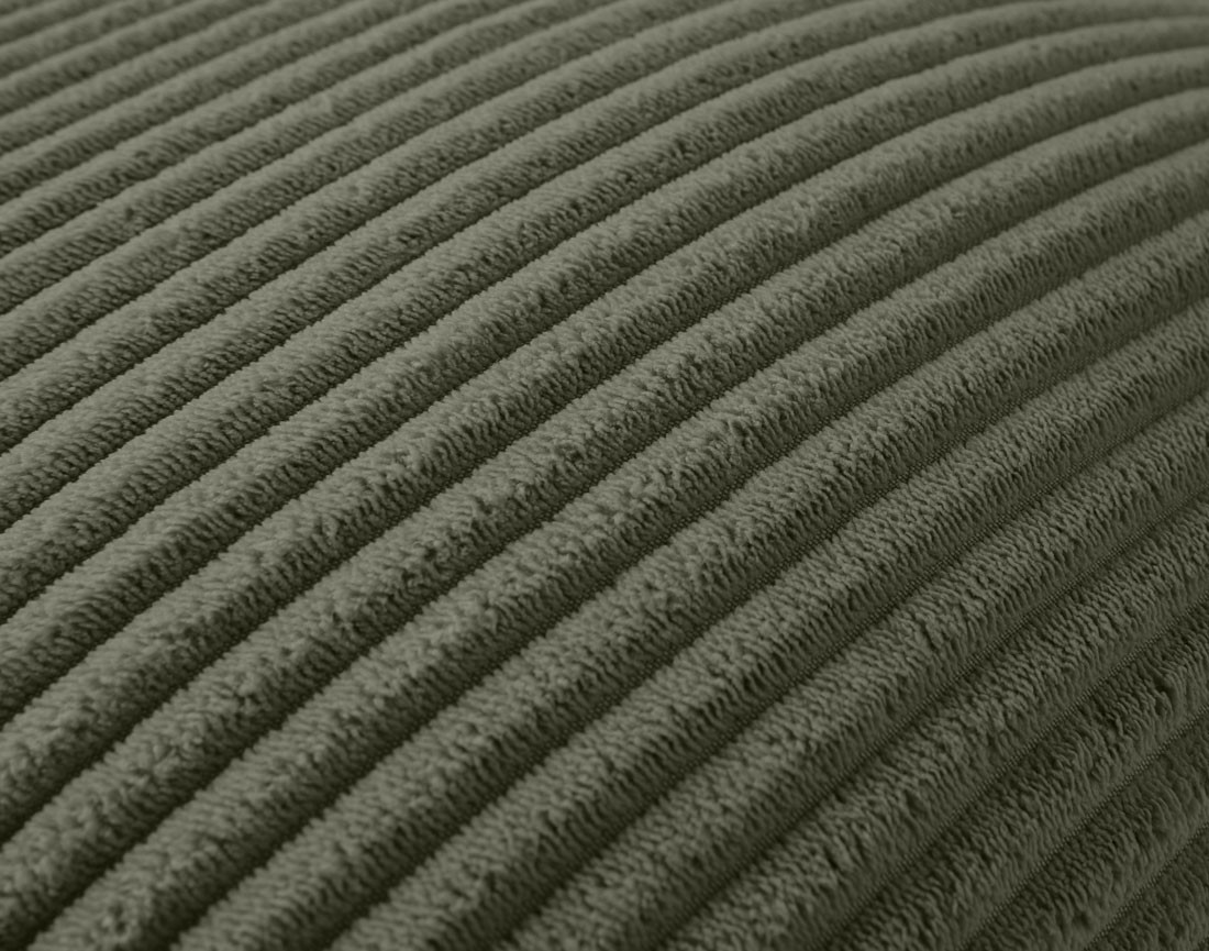 Coussin en velours côtelé 35x35 cm Pivoine