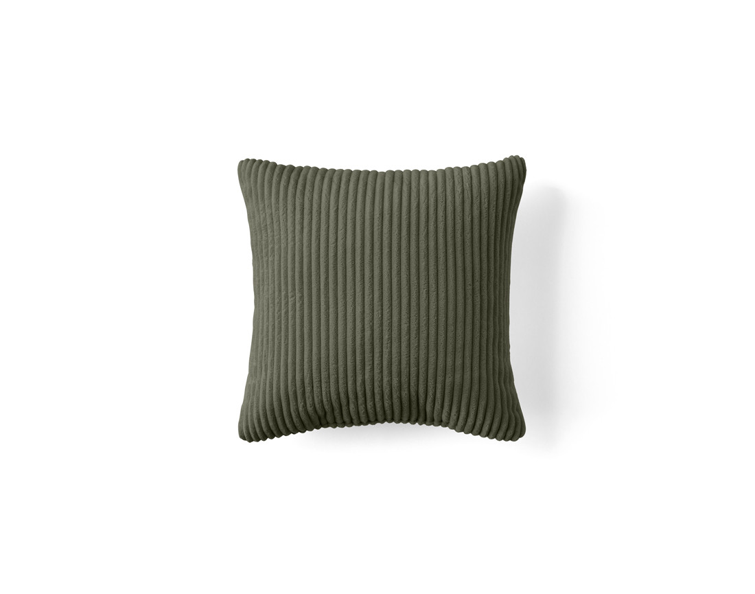 Coussin en velours côtelé 35x35 cm Pivoine