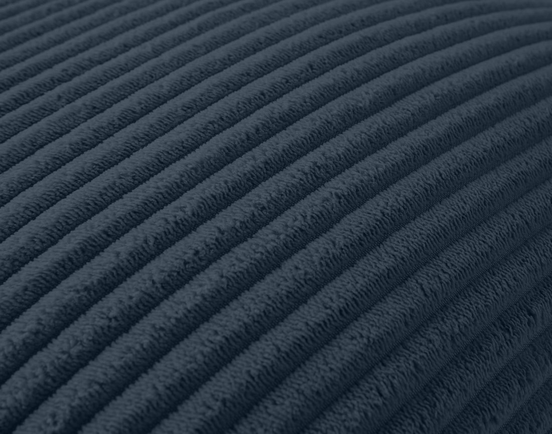 Coussin en velours côtelé 37x37 cm Rune