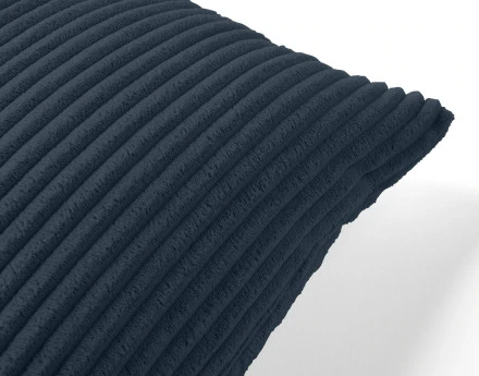 Coussin en velours côtelé...