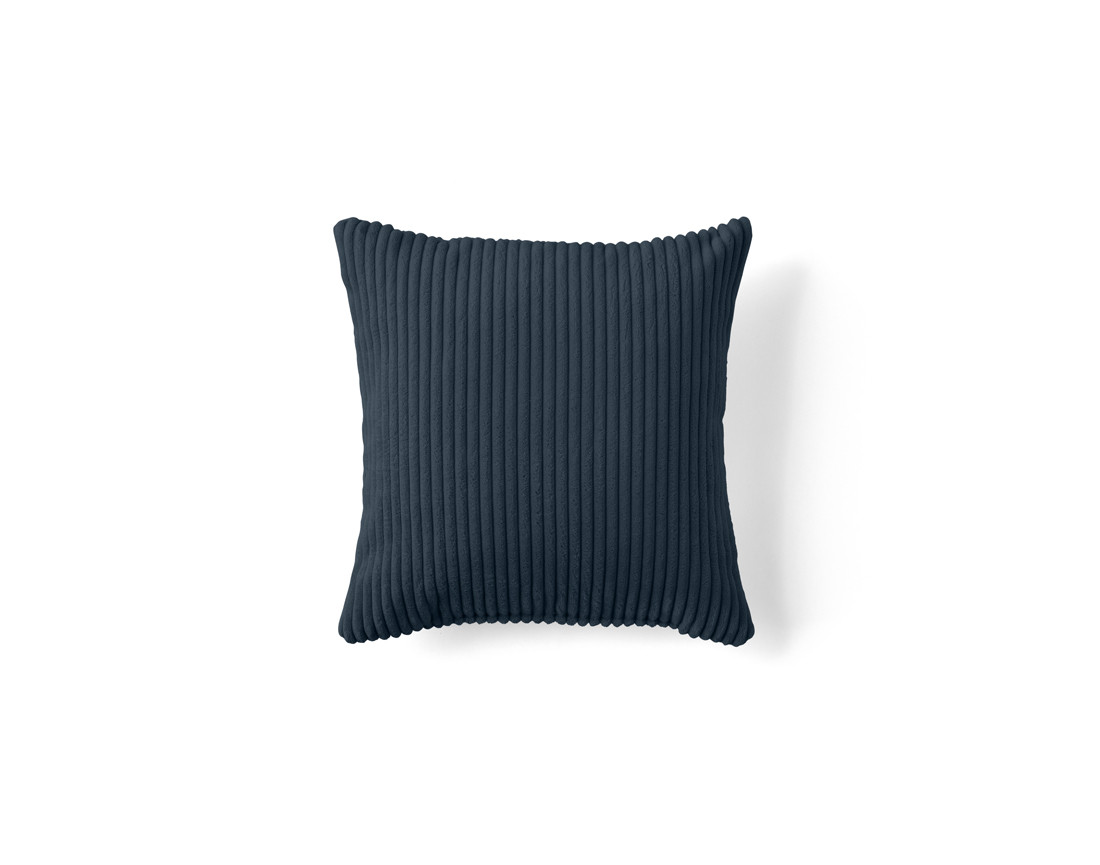 Coussin en velours côtelé 37x37 cm Rune