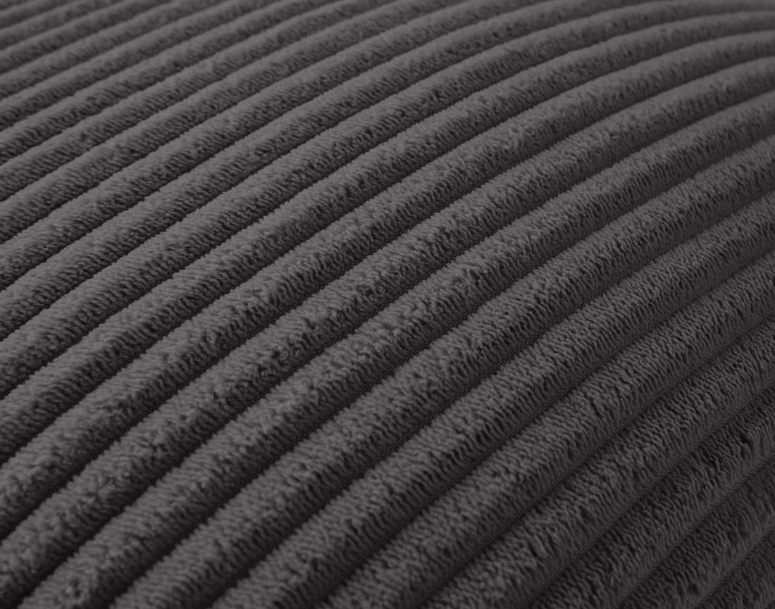 Coussin en velours côtelé 37x37 cm Rune