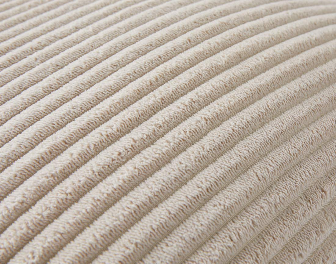 Coussin en velours côtelé 37x37 cm Rune