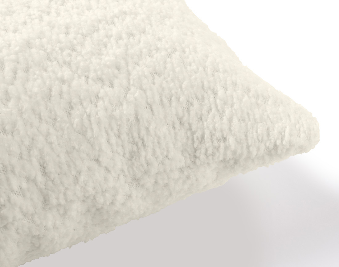 Coussin en tissu bouclette 37x37 cm Rune