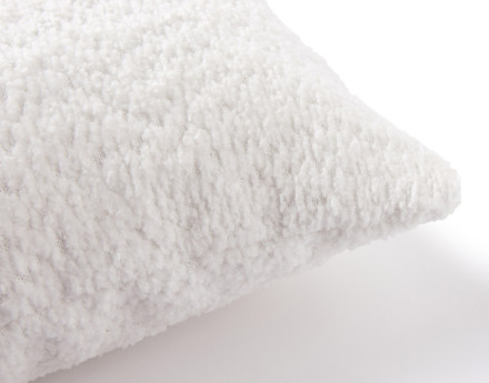 Coussin en tissu bouclette 37x37 cm Rune