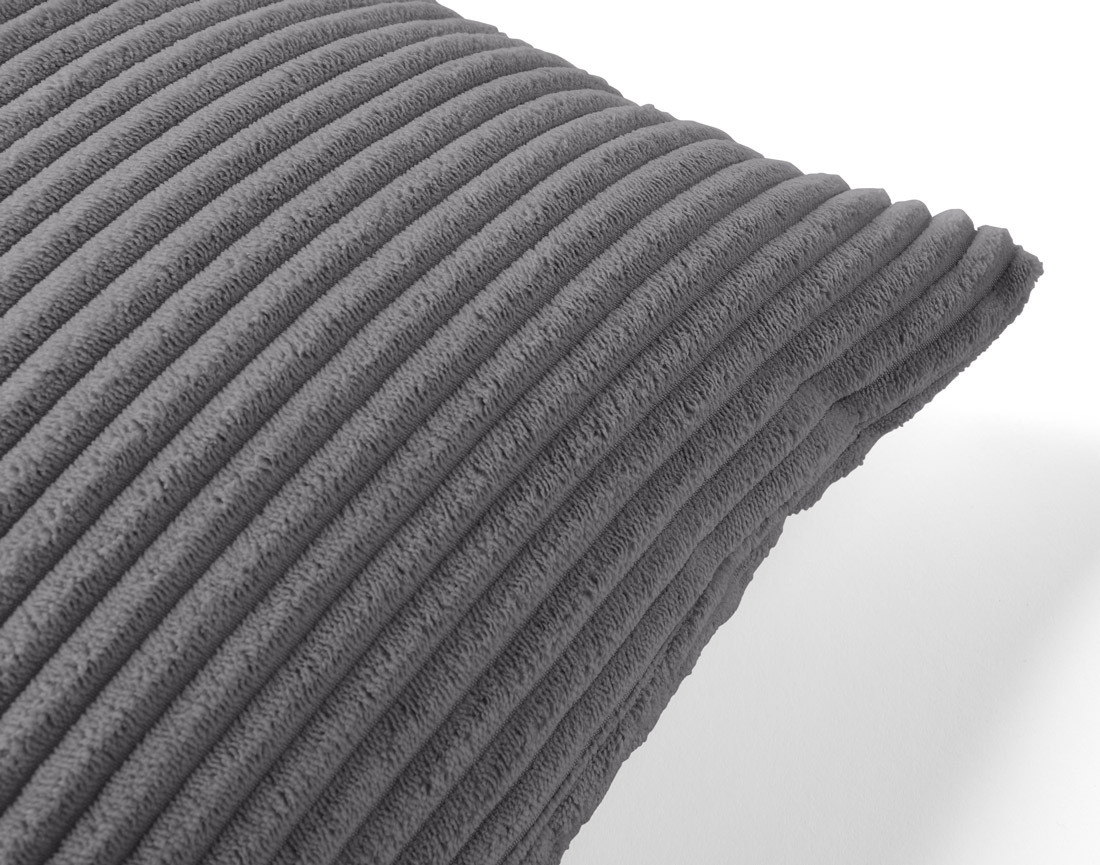 Coussin en velours côtelé 40x40 cm Garance