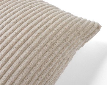 Coussin en velours côtelé...
