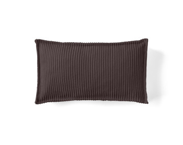 Coussin en velours côtelé...