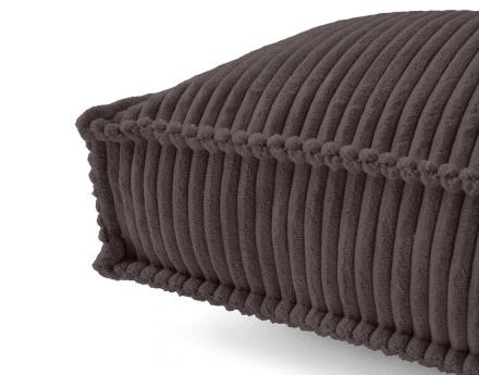 Coussin en velours côtelé 32x57 cm Stella