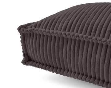 Coussin en velours côtelé...