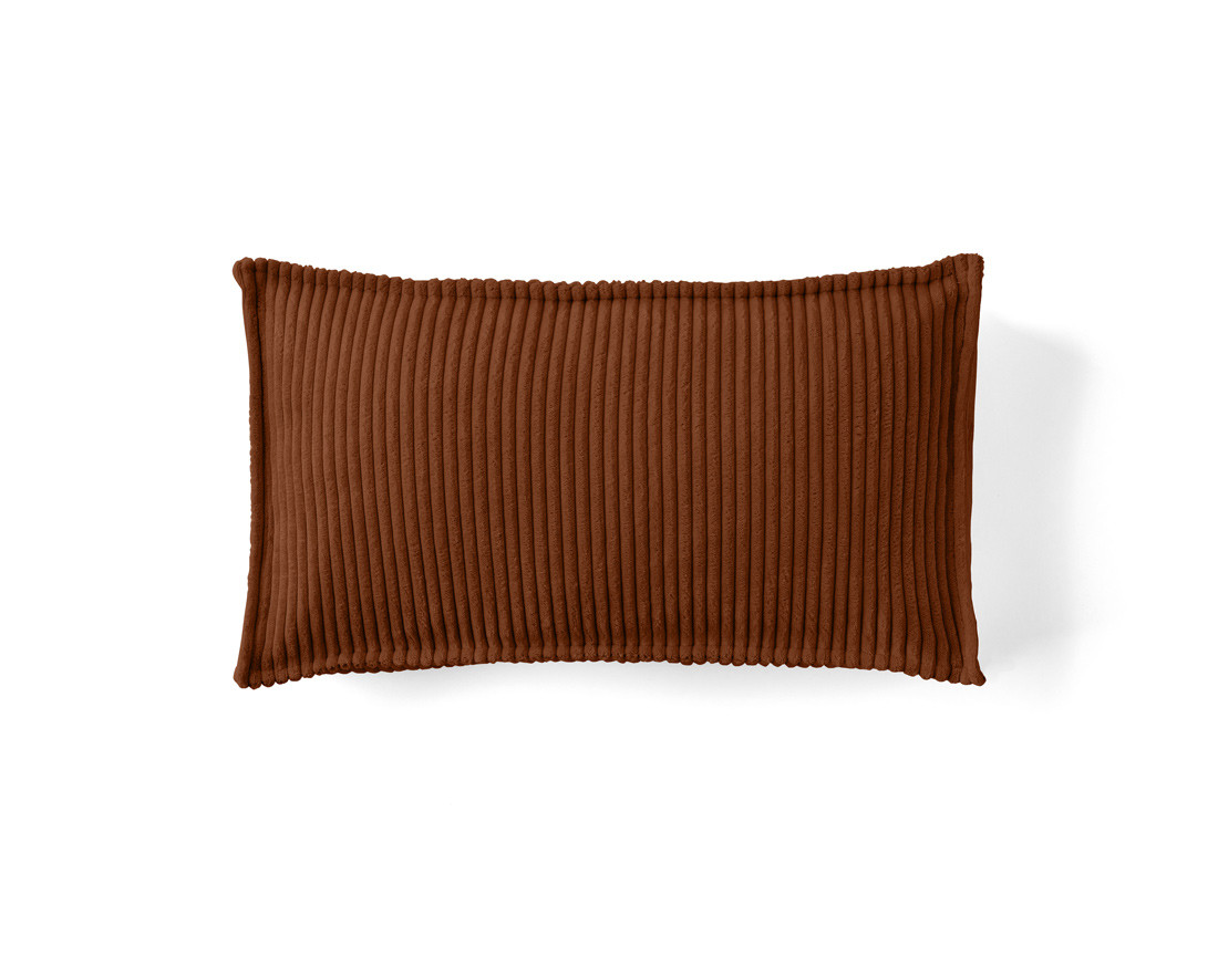 Coussin en velours côtelé 32x57 cm Stella
