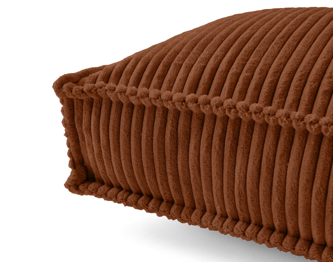 Coussin en velours côtelé 32x57 cm Stella