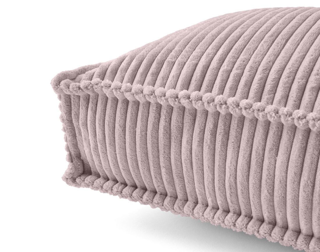 Coussin en velours côtelé 32x57 cm Stella