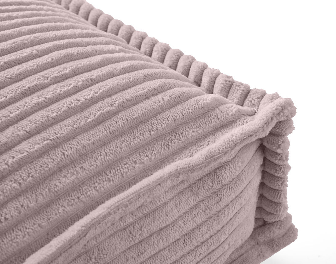 Coussin en velours côtelé 32x57 cm Stella