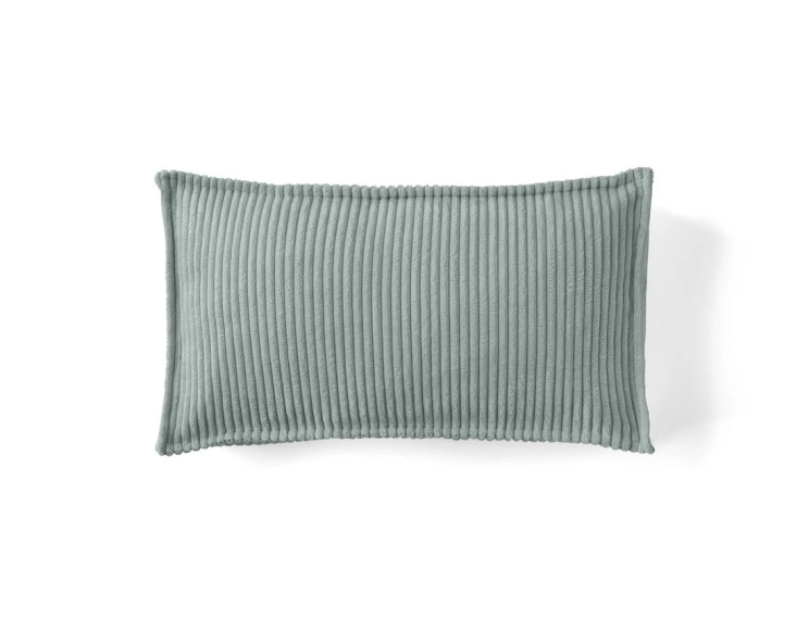 Coussin en velours côtelé...