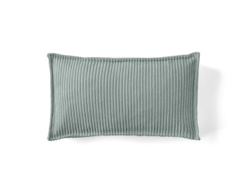 Coussin en velours côtelé...