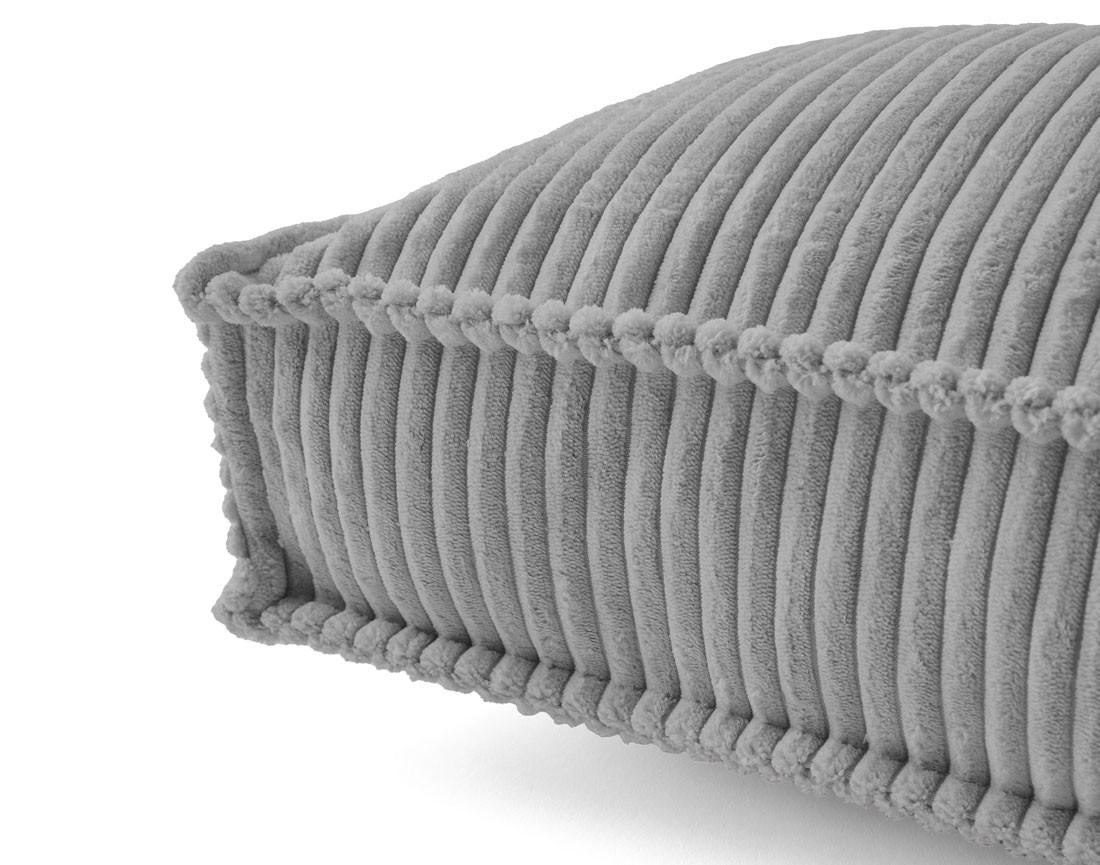 Coussin en velours côtelé 32x57 cm Stella
