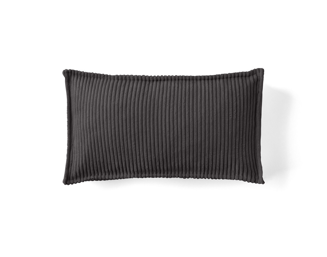 Coussin en velours côtelé 32x57 cm Stella