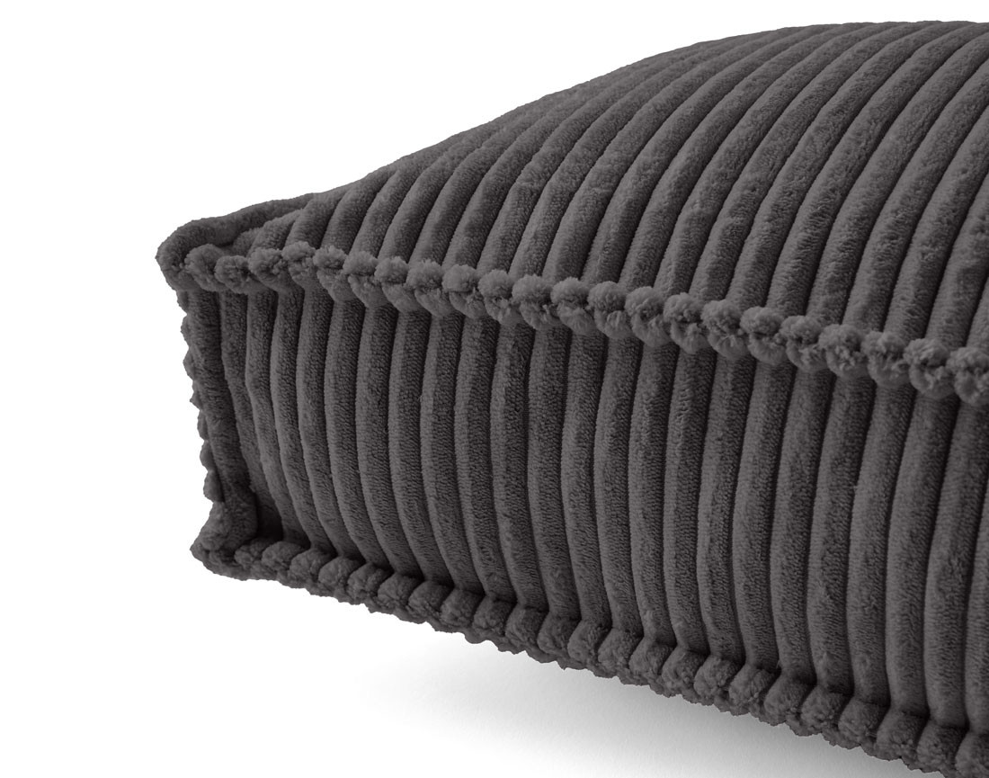 Coussin en velours côtelé 32x57 cm Stella