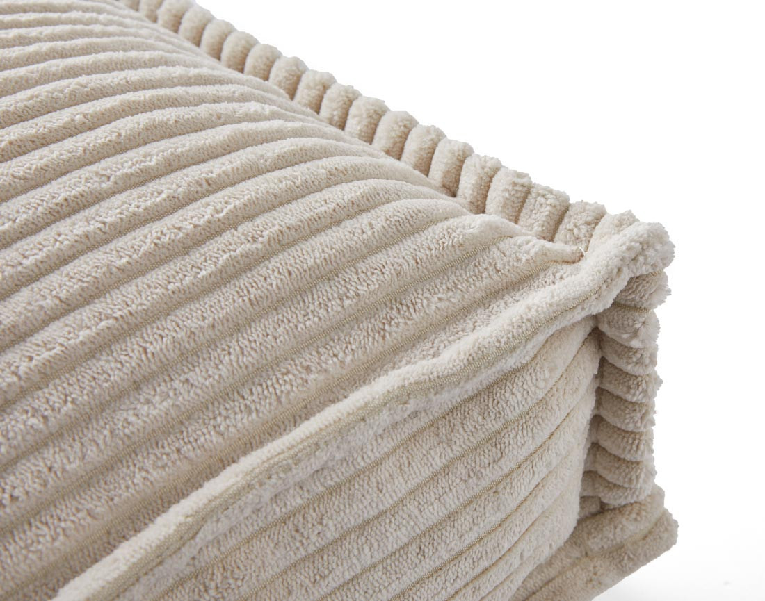 Coussin en velours côtelé 32x57 cm Stella