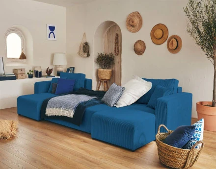 Canapé panoramique en U 7...