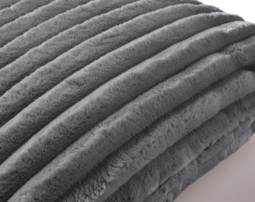 Coussin en velours côtelé...