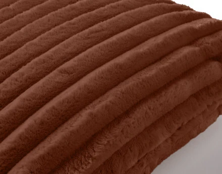 Coussin en velours côtelé...