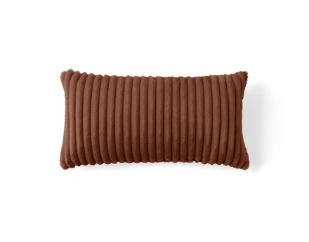 Coussin en velours côtelé...