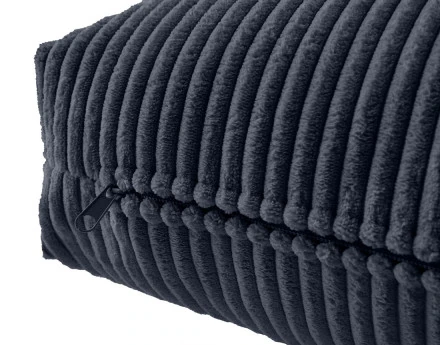 Coussin en velours côtelé...