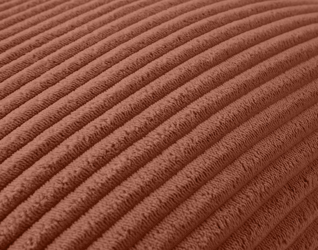 Coussin en velours côtelé 32x63 cm Colombine