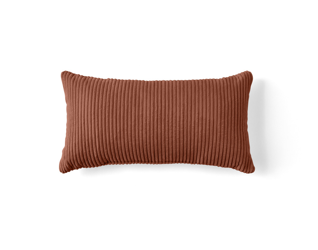 Coussin en velours côtelé 32x63 cm Colombine