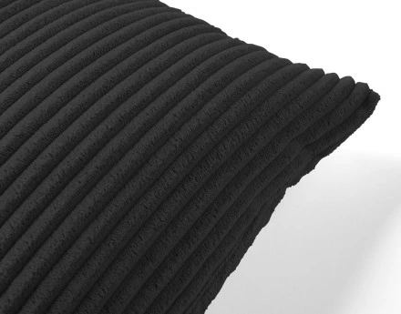 Coussin en velours côtelé...