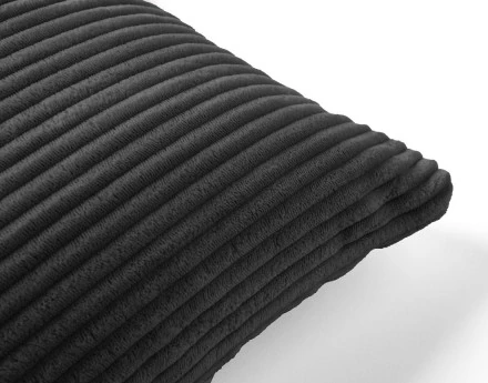 Coussin en velours côtelé...