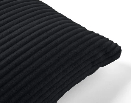 Coussin en velours côtelé...