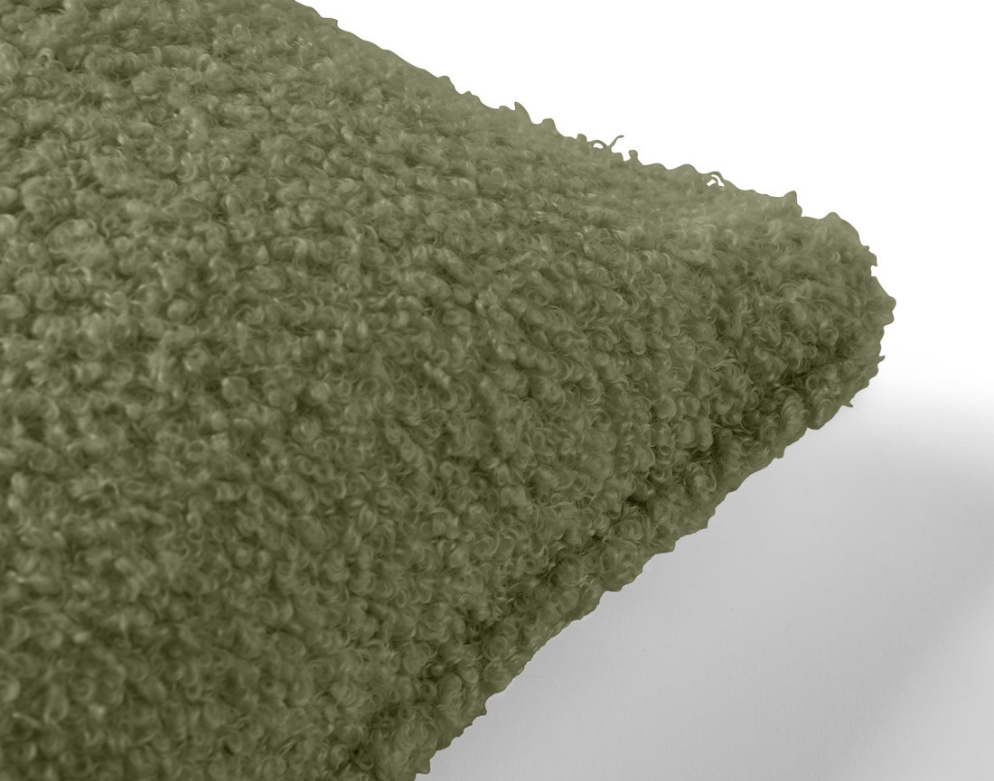 Coussin en tissu bouclette 40x40 cm Topaze