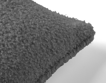 Coussin en tissu bouclette 40x40 cm Topaze