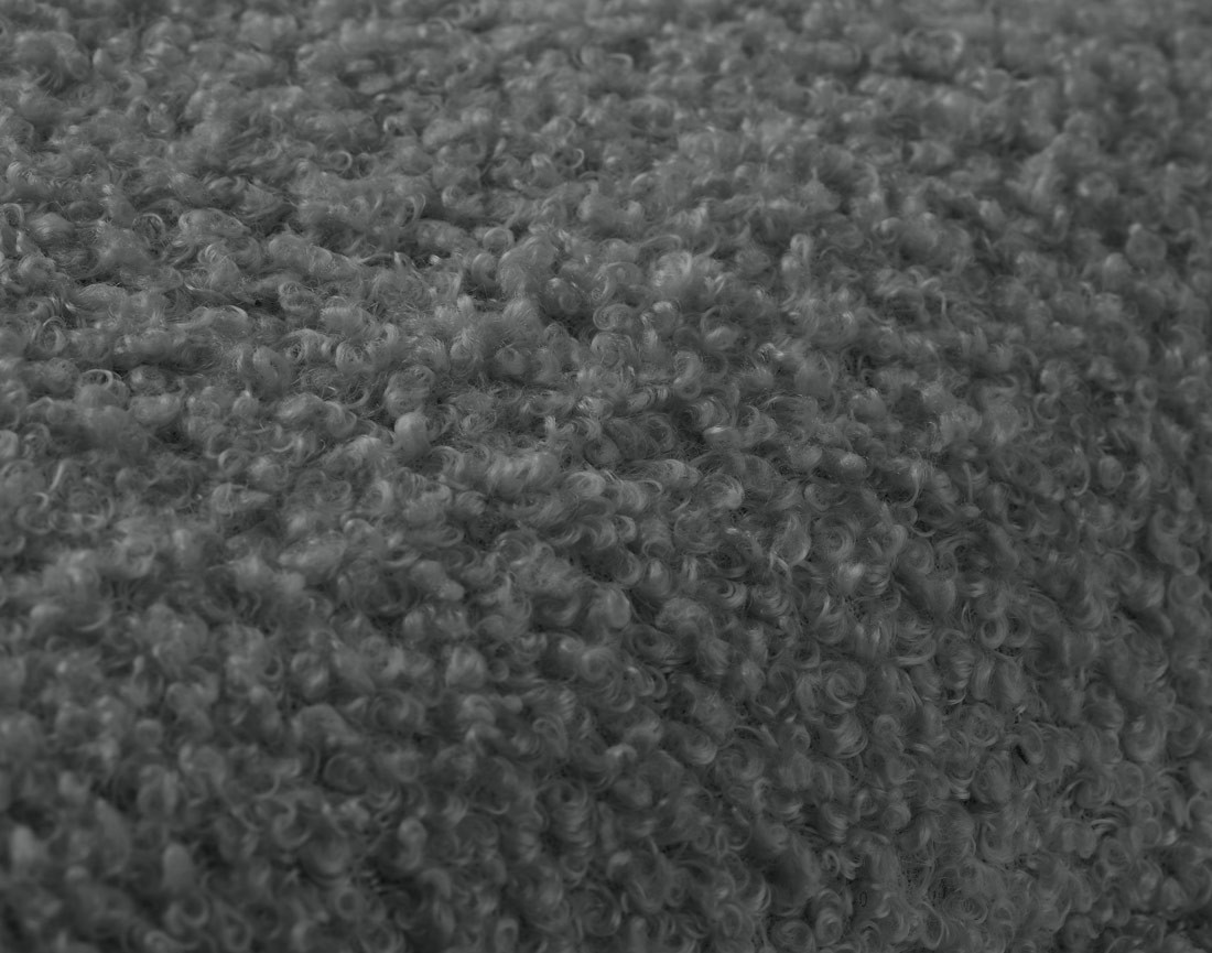 Coussin en tissu bouclette 40x40 cm Topaze