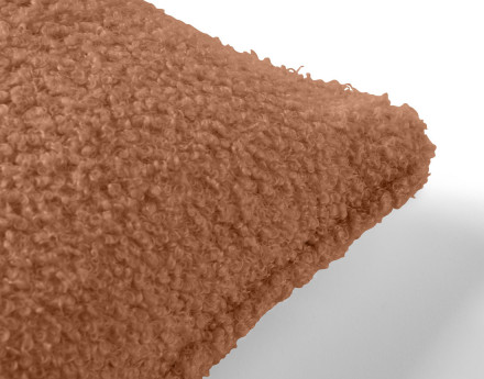 Coussin en tissu bouclette 40x40 cm Topaze