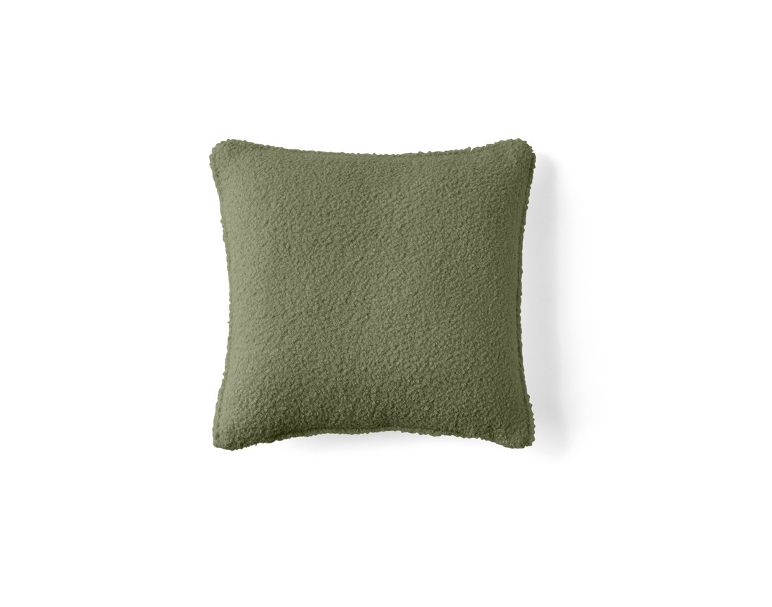 Coussin en tissu bouclette 40x40 cm Topaze