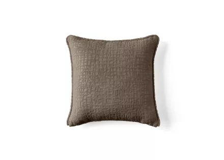 Coussin en tissu velours relief 40x40 cm Topaze